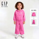 蓋璞女幼童秋季款logo刺繡衛衣衛褲套裝兒童裝美版815553