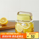 樂(lè )扣樂(lè )扣（LOCK&LOCK）會(huì )呼吸的發(fā)酵容器玻璃儲物罐泡酒臘八蒜果醬密封罐泡菜壇1L綠色