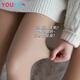 優(yōu)棵樹光腿神器女秋冬加絨花仙子水光襪塑身顯瘦連褲襪保暖褲膚色打底褲 膚色連腳【200g/10-25°c】 1條 均碼 【適合80-150斤/155-175cm】