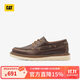 CAT卡特25春夏新品男士時(shí)尚戶(hù)外低幫復古牛皮單鞋 深棕色 42