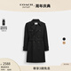 蔻馳（COACH）新款奧萊男士CORE風(fēng)衣戶(hù)外長(cháng)款外套休閑百搭 黑色 L