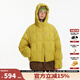 江南先生NewJNXS90白鴨絨保暖羽絨服男女空氣輕羽絨排骨服外套冬 芥末黃-山野黃 S
