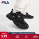 斐樂（FILA）官方男鞋MARS 3 S復古運動鞋冬季新款火星鞋跑步鞋 黑-BK 42