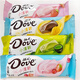 德芙（Dove）巧克力檸檬/草莓/抹茶味曲奇白巧克力大塊條裝禮盒水果味 混合口味袋裝42g*12條口味備注