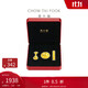 周大福 文化祝福金碗筷勺黃金擺件黃金金章金片 EOR761