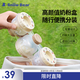 小白熊SnowBear嬰兒奶粉盒便攜寶寶外出大容量四聯(lián)分裝奶粉密封盒45g*4個(gè)8836