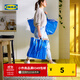 宜家（IKEA）FRAKTA弗拉塔大容量購物袋可折疊簡(jiǎn)易收納袋手提袋外出學(xué)生宿舍 【超大號】藍色袋