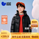 迷你巴拉【熱Hi2.0】男女童發(fā)熱抗寒羽絨服寶寶親子羽絨外套 黑色90001 150