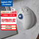 羅技（Logitech）ERGO M575 S 人體工學(xué)鼠標 軌跡球鼠標 無(wú)線(xiàn)藍牙雙模 辦公鼠標 帶無(wú)線(xiàn)2.4G接收器 珍珠白