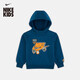 耐克（NIKE）嬰童柔軟加絨套頭連帽衫冬季男女童趣味圖案衛衣NIKE IO5890