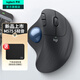 羅技（Logitech）ERGO M575 S無(wú)線(xiàn)藍牙鼠標 無(wú)線(xiàn)軌跡球鼠標辦公 人體工學(xué)鼠標雙模 Mac筆記本電腦電池款USB家用鼠標 M575 S石墨黑（升級輕音）