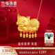 六福珠寶結(jié)婚禮物 足金金豬黃金項(xiàng)鏈囍愛婚嫁豬牌套鏈 計(jì)價(jià) 約11.68克