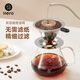Hero 咖啡過(guò)濾網(wǎng) 手沖壺濾杯雙層不銹鋼過(guò)濾器 滴漏式咖啡壺過(guò)濾網(wǎng) 1-2人份帶底座濾網(wǎng)-銀色
