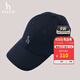 哈吉斯（HAZZYS）男裝 春秋款毛呢帽子羊毛棒球帽休閑鴨舌帽男AAAZ1CBD011 深藏青色DN 58-59cm