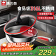 康巴赫五代炒鍋316L不銹鋼小資鍋平底煎炒鍋不粘鍋28cm（適用3-5人）