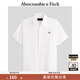 ABERCROMBIE & FITCH男裝25夏季美式復古經(jīng)典小麋鹿牛津紡外搭短袖襯衫KI125-5084 白色 XL (180/116A)