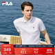 FILA 斐樂(lè )官方polo衫男2025年夏季涼感短袖t恤透氣男士休閑商務(wù)上衣