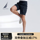 諾帝卡（NAUTICA）【商場(chǎng)同款】男裝春夏新款商務(wù)休閑涼感舒適休閑短褲男BO4204 藏青4NV 32