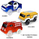 安迪泰磁力片軌道車(chē)電動(dòng)發(fā)光吉普警車(chē)工程小火車(chē)軌道配件兒童玩具小汽車(chē) 警車(chē)+消防車(chē)+工程車(chē)