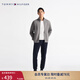 TOMMY HILFIGER【柔順雙面布】秋冬男裝純色休閑抽繩束腳運動(dòng)長(cháng)褲針織衛褲 藏青色DW5 M