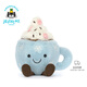 Jellycat趣味棉花糖熱巧克力毛絨玩具娃娃禮物2025圣誕新品送禮生日禮物 藍色 One Size