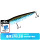 達億瓦（DAIWA）25新款SALAMANDURA沉水鉛筆 火蜥蜴遠投路亞假餌海鱸 藍銀燙金 7.5cm 12g 帶鉤