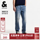 杰克·瓊斯（JACK&JONES）25年男裝秋季直筒牛仔褲男高彈力涼感寬松潮流休閑褲子品牌男褲 153 中牛仔藍(lán)-非涼感1 寬松直筒，卡碼拍小 31 175 W31/L30