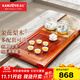 金灶（KAMJOVE） 花梨木茶盤(pán)套裝 實(shí)木茶臺自動(dòng)上水茶具套裝 茶道家用電茶盤(pán)R-800 搭配H9茶藝爐 陶瓷茶具 茶渣桶