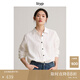 旅途原品ltyp 三季可穿進(jìn)口28支100%精梳麻經(jīng)典襯衫 休閑百搭文藝襯衣女秋 荼白色 L