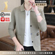 JASONWOOD夾克男新款2025外套男冬季高級感商務(wù)男士外套夾克 卡其色 [官方正品]  M (165) [明星私服穿搭]