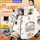 智宙電動(dòng)車(chē)擋風(fēng)被親子秋冬季防水防風(fēng)加厚保暖電瓶車(chē)摩托車(chē)兩用擋風(fēng)衣 奶白色小雪人【親子升級斗篷款】 5層加絨/5級保暖 新升級加厚