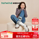 熱風(fēng)（Hotwind）商場(chǎng)同款女鞋經(jīng)典厚底板鞋秋季新款復古麻薯德訓鞋舒適運動(dòng)小白鞋 88米黑 (皮面H14W3742) 37 (235mm)