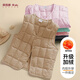 俞兆林兒童背心加厚秋冬男童馬甲冬季保暖洋氣童裝女童棉服 卡其色120