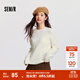 森馬（Semir）森柔毛衫|毛衣女圓領(lǐng)純色打底衫簡(jiǎn)約休閑冬季溫柔系絞花百搭 奶白10501 2XL