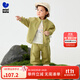 迷你巴拉男女童長(cháng)袖套裝寶寶萌趣上衣長(cháng)褲兩件套2025秋季新款 黃綠41127 100
