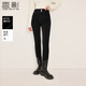 香影黑色小腳牛仔褲女高腰2025冬季新款鉛筆褲彈力修身顯瘦長(cháng)褲子 黑色 M 160/64A/95-110斤