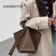 ANDSEEYOU單肩包女新款真皮托特包軟皮大容量包包女大包包圣誕節禮物