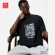 優(yōu)衣庫男裝女裝UT品牌合作系列印花T恤/短袖T恤481671 09 黑色 XL /180/108B