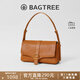 BAGTREE包包樹(shù)小象包輕奢品牌新款植鞣皮單肩斜挎法棍輕奢女士腋下包 【1萬(wàn)+人已加購】焦糖色 高級小眾生日禮物女