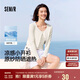 森馬（Semir）UPF100+|涼感防曬衣女短款圓領(lǐng)正肩開衫2025夏空調(diào)衫109325108001