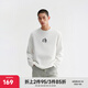 CHINISM CH赤塵簡約印花logo圓領(lǐng)長袖T恤男士潮牌涼感寬松打底衫情侶上衣 白色 M
