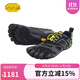 Vibram五指鞋男女 晨跑夜跑運動(dòng)鞋跑酷健身赤足鞋跑步鞋KMD EVO 黑色男款 43