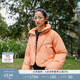 Calvin Klein Jeans秋冬女士字母印花可收納鴨絨立領(lǐng)面包服羽絨服J222323 SG8-芙蓉橙 S