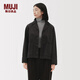 無(wú)印良品（MUJI）女式 木棉混 燈芯絨夾克 女外套女裝外衣 25年秋季 BD10RC5A 深棕色 S (155/80A)