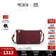 TUMI/途明【新品首降】VOYAGEUR 優(yōu)雅女士單肩斜挎包 紅酒色