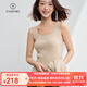 帕什羊絨吊帶女100%山羊絨純色修身百搭針織背心PS-131 無(wú)染色米駝 M （90-110斤）
