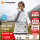 moodytiger校服神器兒童羽絨馬甲鴨絨背心男女童輕薄保暖拒水透氣彈力秋冬款
