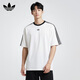阿迪達斯（adidas）三葉草系列 男 JACQUARD JERSEY 短袖 JW5877 白色  XL 