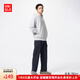 優(yōu)衣庫男裝女裝同款水洗寬松休閑工裝九分褲25秋冬新款479964 479964/69藏青色 M /170/95