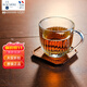 LA ROCHERE法國進(jìn)口把手玻璃杯 茶杯咖啡杯喝水杯豎條紋耐熱水杯辦公室商務(wù) 矮款把手杯(散買無盒) 270ml 1只